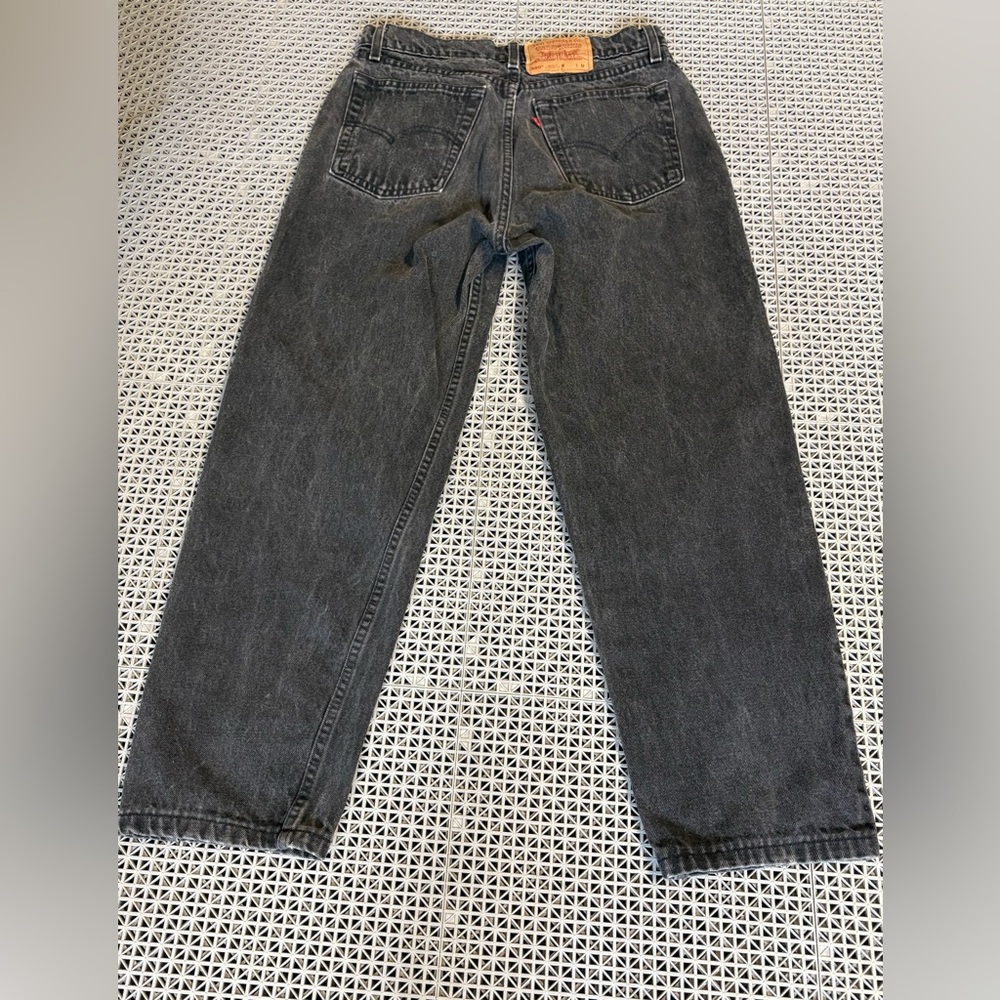 Vintage 90’s Levi’s 560 Loose Fit Straight-Leg Black Wash Jeans - Picture 2 of 10